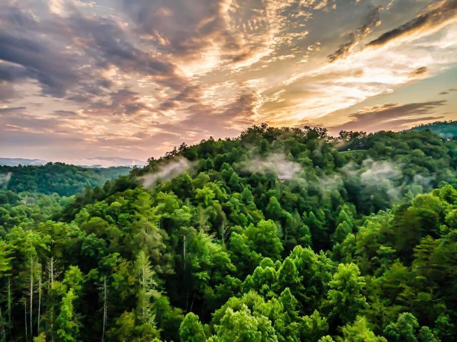 Beautiful Chalet With Fireplace And Large Game Room Gatlinburg Εξωτερικό φωτογραφία